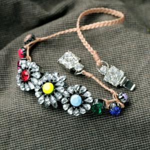 Fashion Candy Color Floral Cuff Pulseiras Bracelet..