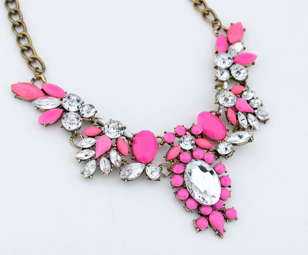 Vintage Style Crystal Rhinestone Bib Choker Necklace - Fashion Statement Jewelry For Women